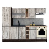 Bucatarie MARINA NEW 250 B Wenge / Decor K084